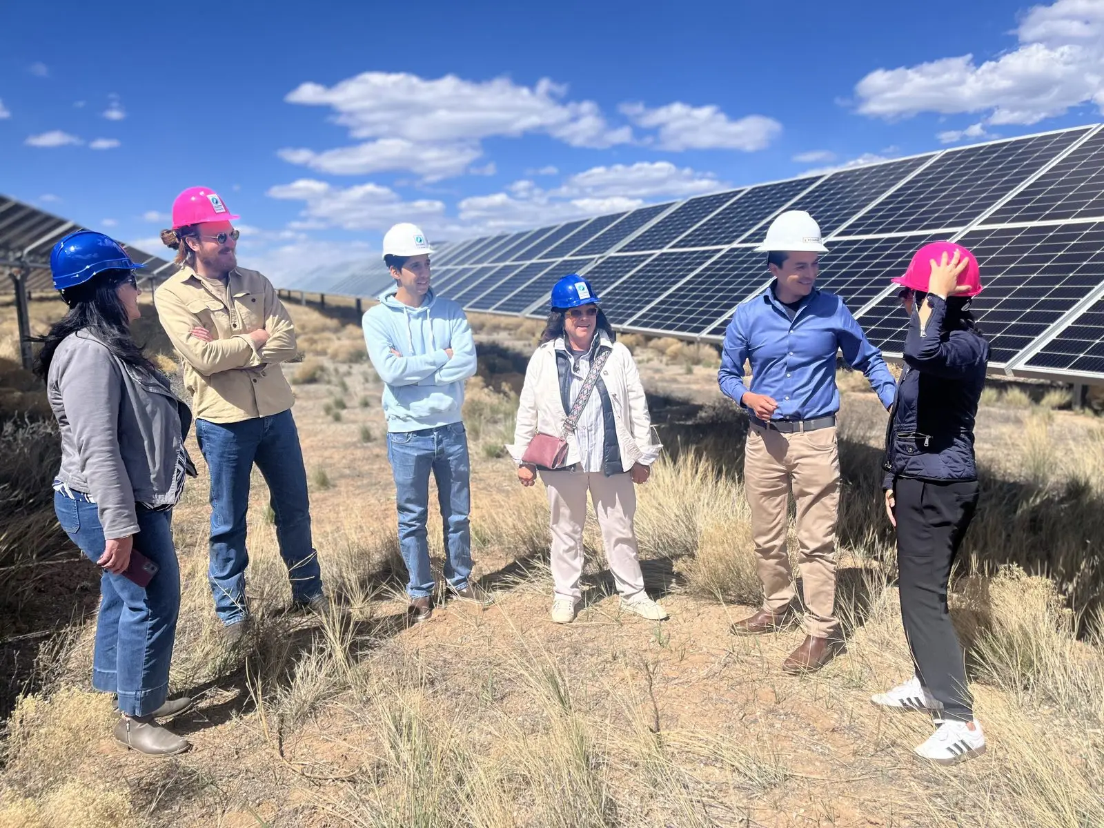 Citizen Marketing Group team on site at a solar installation